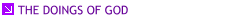 The Doings of God